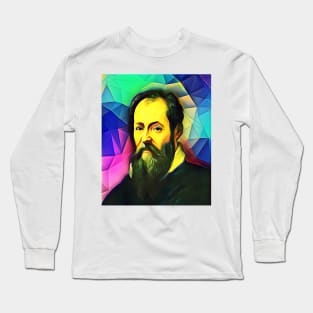 Giorgio Vasari Colourful Portrait | Giorgio Vasari Artwork 7 Long Sleeve T-Shirt